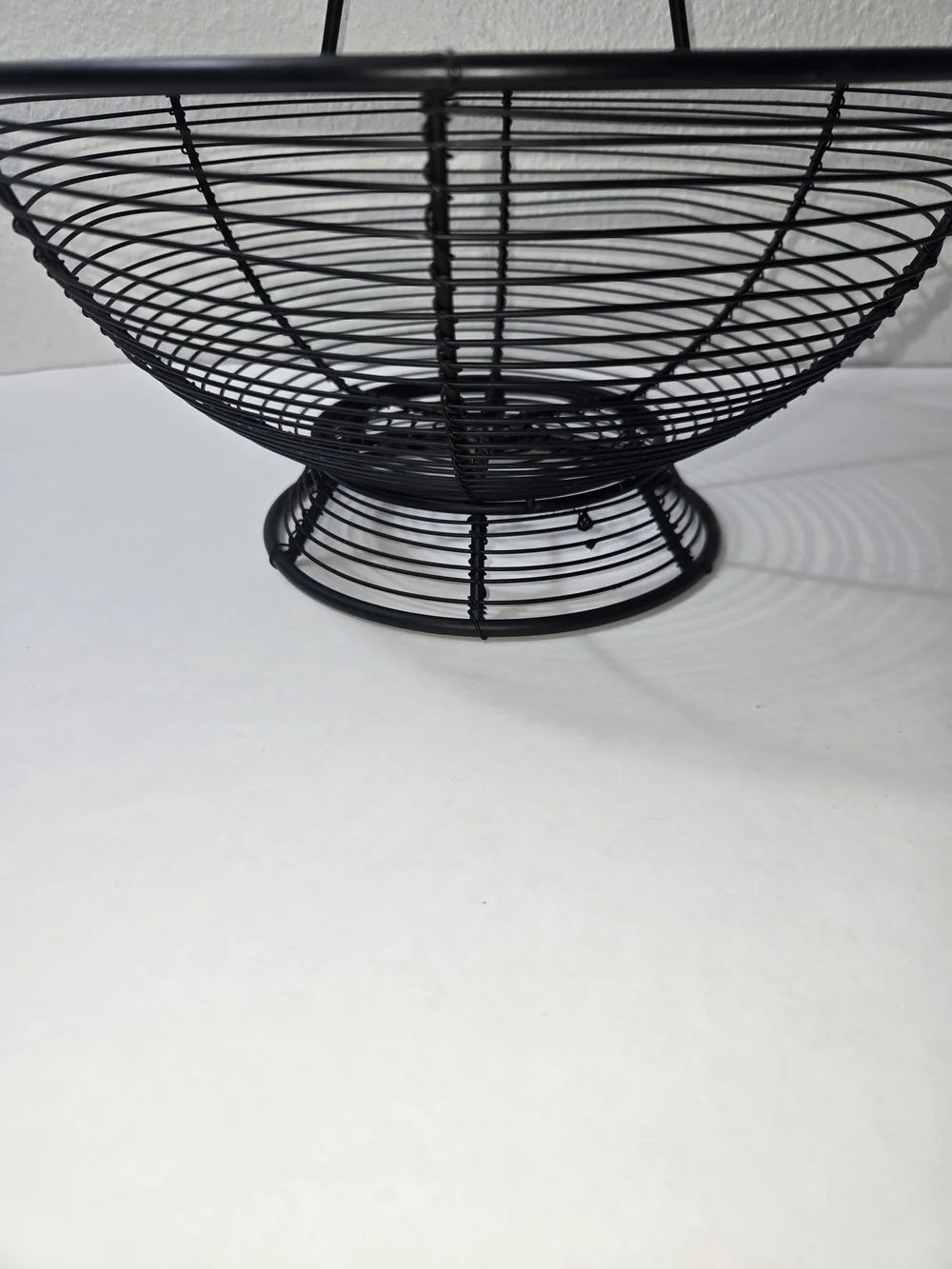 Black Wire Fruit Basket with Hanging Hook - Home Accents